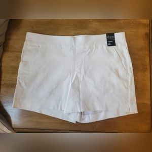New York & Company White Shorts